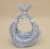 CL0112-1 KOSZYK WIKLINOWY SZARY H 48*33 CM