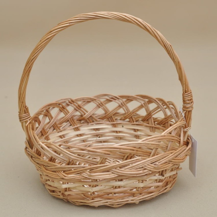 DM24A001 KOSZYK ROUND NATURALNY H11*24CM