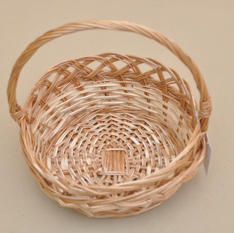 DM24A001 KOSZYK ROUND NATURALNY H11*24CM