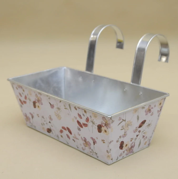 802396 OSŁONKA METAL OCYNK KWIATY H 13*18.5*36.5CM