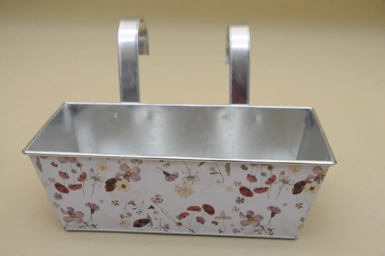 802396 OSŁONKA METAL OCYNK KWIATY H 13*18.5*36.5CM