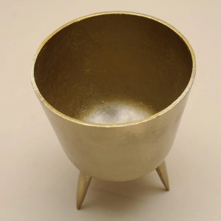 253502 DONICA OSŁONKA METAL ZŁOTA WYS.21*18 CM