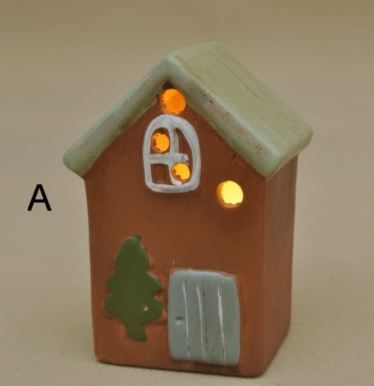 536145 DOMEK CERAMIKA LED H 12*8 CM