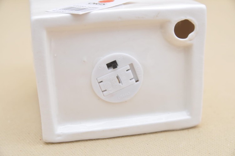 LE232-24596 DOMEK BIAŁY CERAMIKA LED 19*11 OP.2 SZ