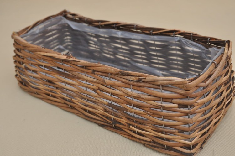 TRE25ND048-2 OSŁONKA WIKLINA DUŻA BRĄZ H13*43*18CM