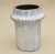 TY0440 OSŁONKA BETON BIAŁO ZŁOTA H 22*13 CM