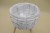 TG55855-3 OSŁONKA PLECIONA BOHO NOGI BEŻ H52*30 CM