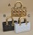 TD00681 OSŁONKA TOREBKA CERAMICZNA MIX H18*18CM