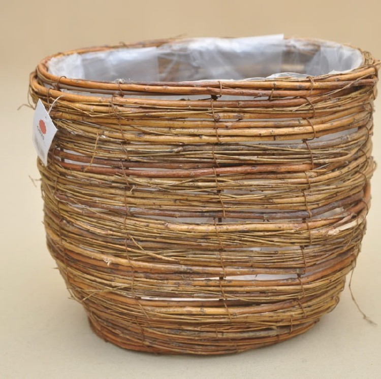 HY2310032-3 OSŁONKA BRZOZA BRĄZ H 24*22*30 CM
