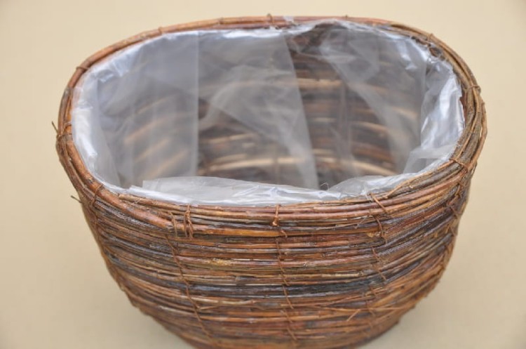 HY2310032-2 OSŁONKA BRZOZA BRĄZ H 21*18*25 CM