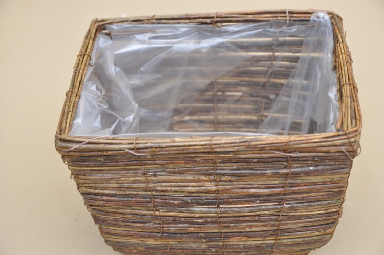 HY2310031-3 OSŁONKA BRZOZA BRĄZ H 24*22*30 CM