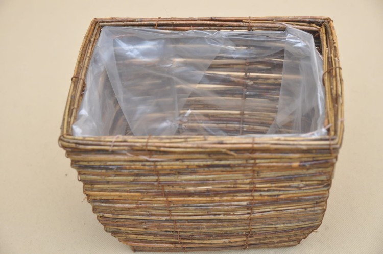 HY2310031-2 OSŁONKA BRZOZA BRĄZ H 21*18*25 CM