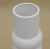 POR10499 WAZON CERAMICZNY BIAŁY H 40*16 CM