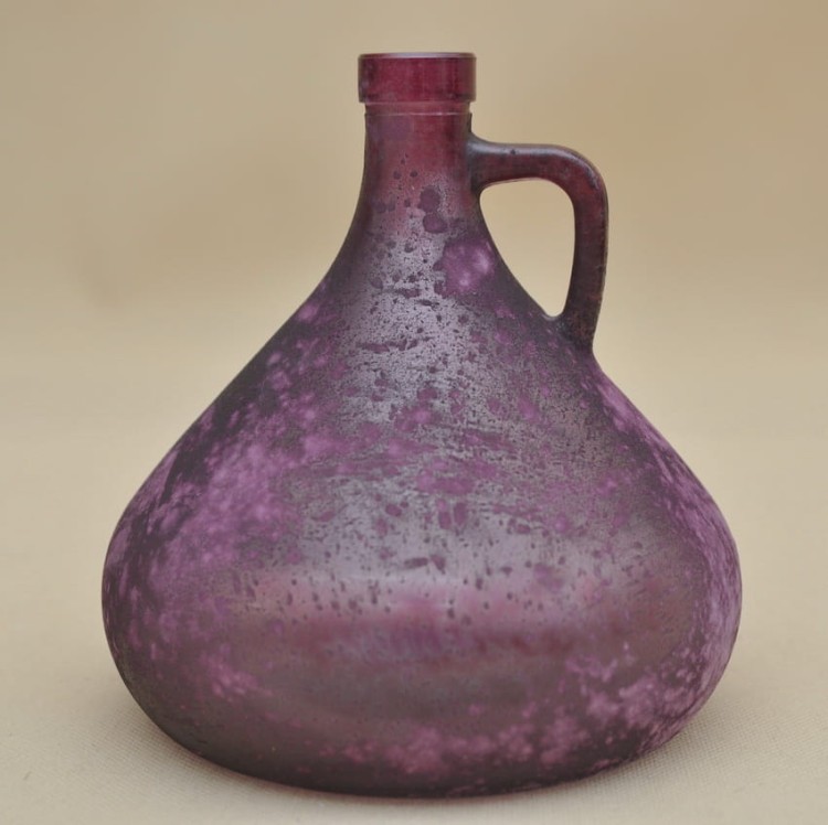 SZ01583 WAZON BUTELKA FLAKON SZKŁO H18*18 CM