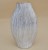 BNC-293-01389 WAZON ŁEZKA BIAŁY PRĄZKI H33*19CM