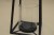 IS0368 ŚWIECZNIK METAL CZARNY SZKŁO H 37*23*23 CM