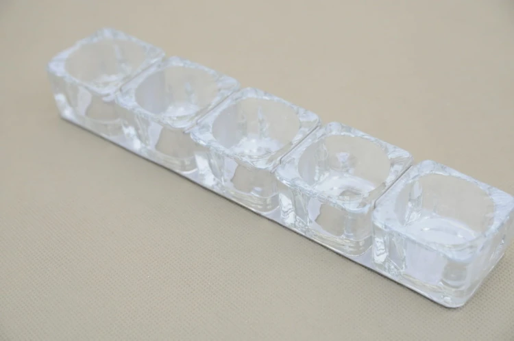HC7104300 ŚWIECZNIK*5 SZKŁO TEALIGHT OP.24 SZT