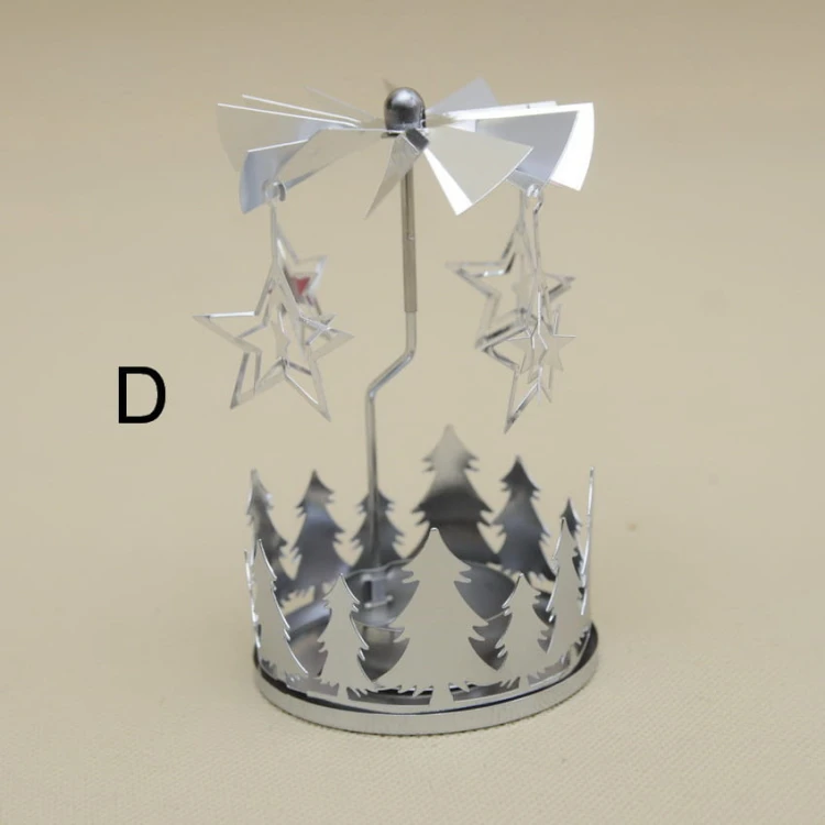 ACC004970 ŚWIECZNIK TEALIGHTS SREBRNY H 13*8 CM