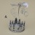 ACC004970 ŚWIECZNIK TEALIGHTS SREBRNY H 13*8 CM