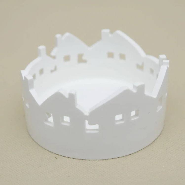 BNC-76-00911 ŚWIECZNIK CHOINKI CERAMIKA H 5.5*11CM
