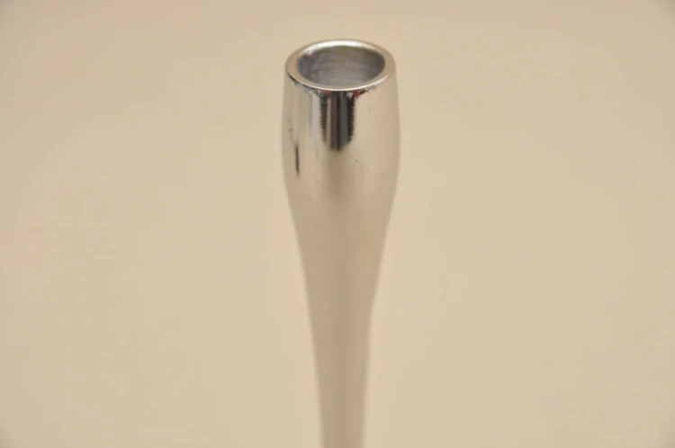 A98810580 ŚWIECZNIK METAL SREBRO H31*9 CM OP.6 SZT