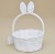 YM-N112101/WH KOSZ Z USZAMI SZNUR RAFIA H 31*21 CM