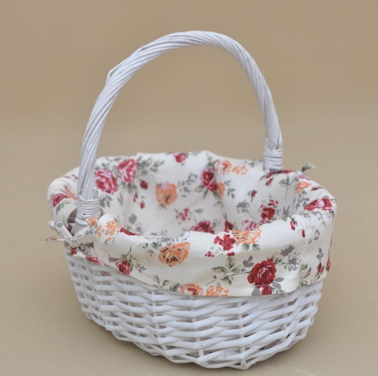 HX19022-1B KOSZ WIKLINA BIAŁY/KOLR.H28*28*22CM