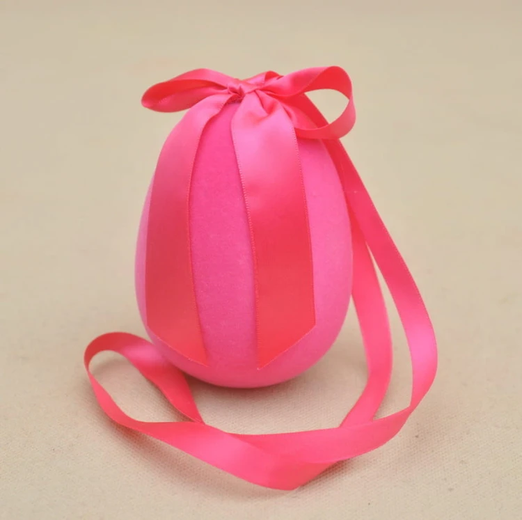WIPK-3-12331 JAJKO MAGENTA FLOCK H 12*8 CM OP.36