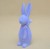 WIPK-3-10812 ZAJĄC LAWENDA 30CM FLOCK PLASTIK