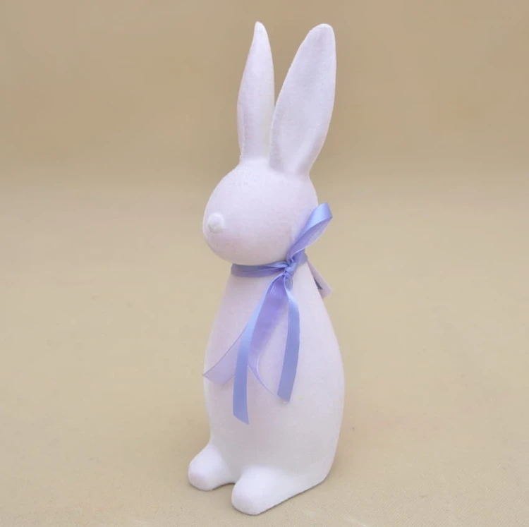 WIPK-3-10810 ZAJĄC LILIOWY 30CM FLOCK PLASTIK