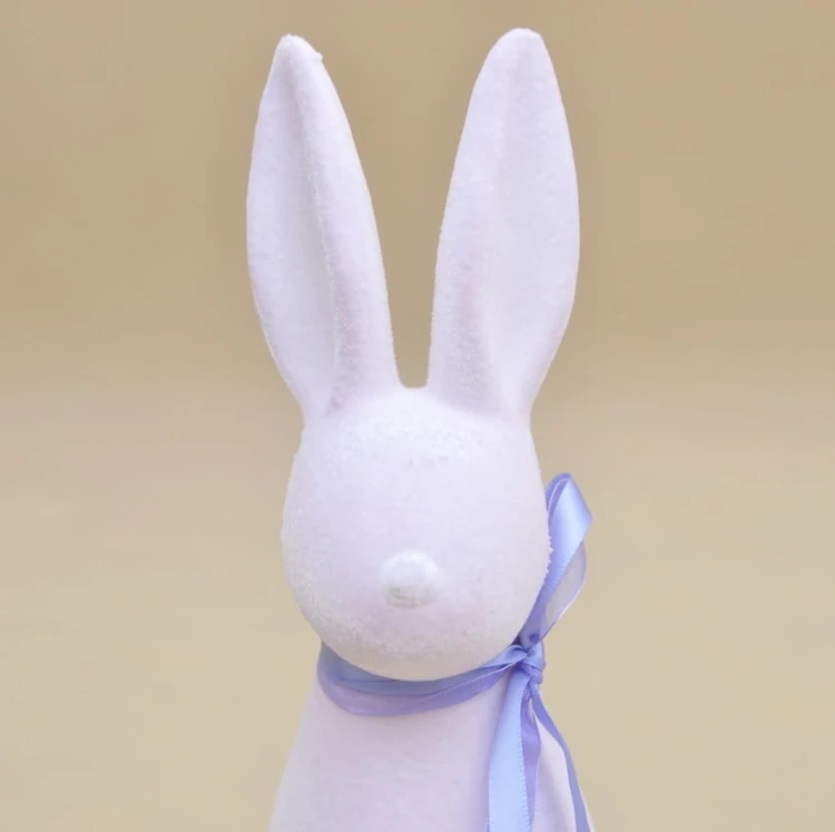WIPK-3-10810 ZAJĄC LILIOWY 30CM FLOCK PLASTIK