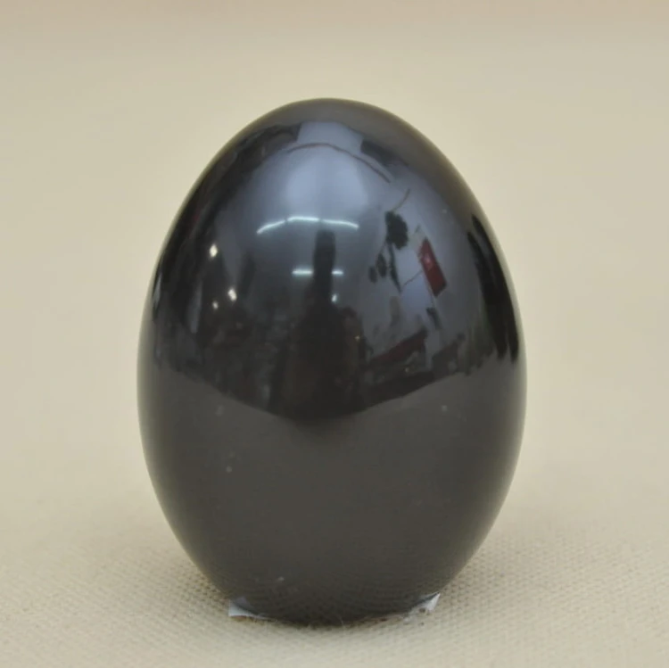 WIC-15-01336 JAJKO CZARNE CERAMIKA H 8*6.5CM OP.12