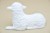 WIPK-3-01238 BARANEK BIAŁY FLOCK PLAS H15*24CM 12S