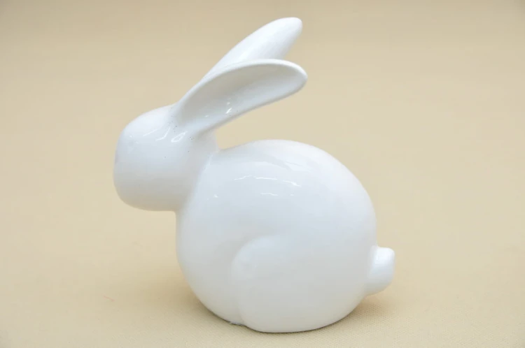 TG39734-1 KRÓLIK BIAŁY CERAMIKA H 116*16 Cm