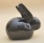 75884 KRÓLIK CZARNY PORCELANA H 15*15 CM