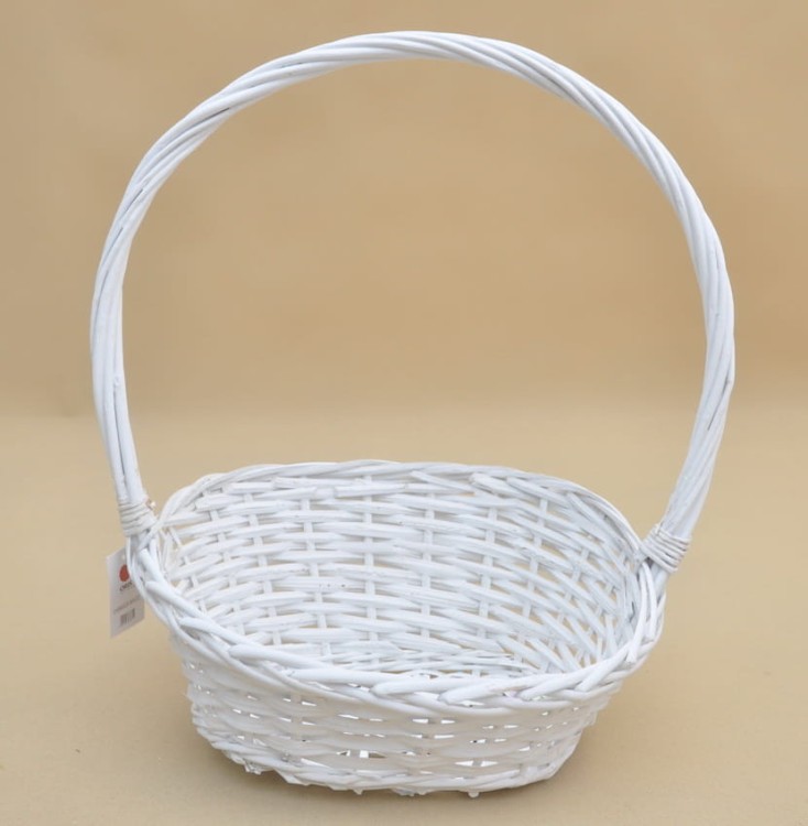 LH98002S WHITE KOSZYK WIKLINOWY PREZENTOWY H46*40