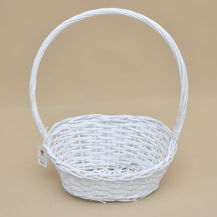 LH98002S WHITE KOSZYK WIKLINOWY PREZENTOWY H46*40