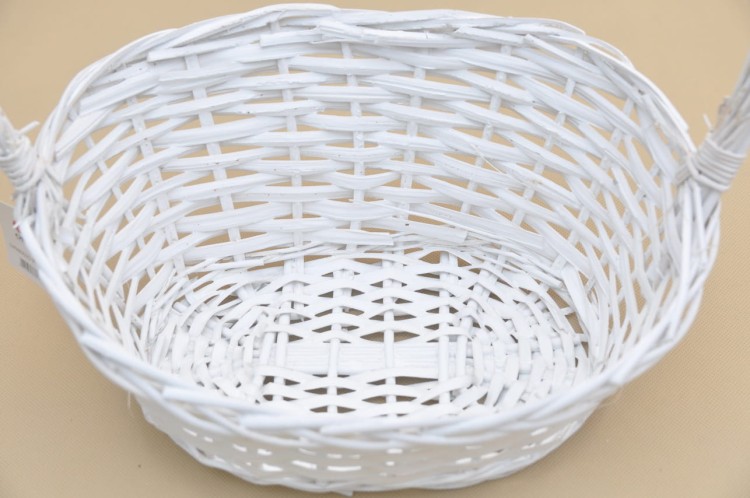 LH98002S WHITE KOSZYK WIKLINOWY PREZENTOWY H46*40