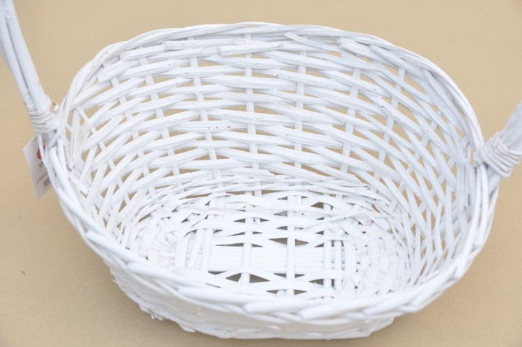 LH98002S WHITE KOSZYK WIKLINOWY PREZENTOWY H46*40