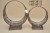 LQ2310564 KOSZ PLECIONY RAFIA COFFE KOMPLET 2 SZT