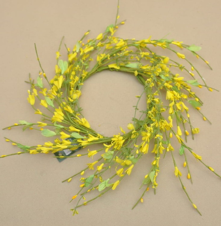 CV34979 WIANEK BAZIE ŻÓŁTY 35 CM OP.6 SZT